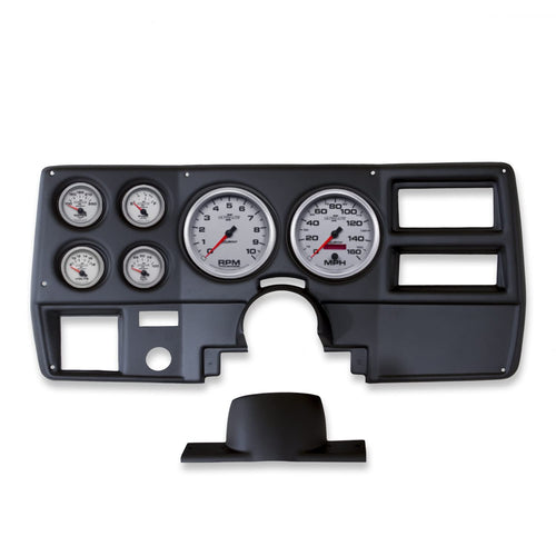 AUTO METER Direct Fit Dash Kit 2137-14, Chevy Truck/Suburban 73-83, Tach/Mph/Fuel/Oilp/Wtmp/Volt, Ultra-Lite Ii