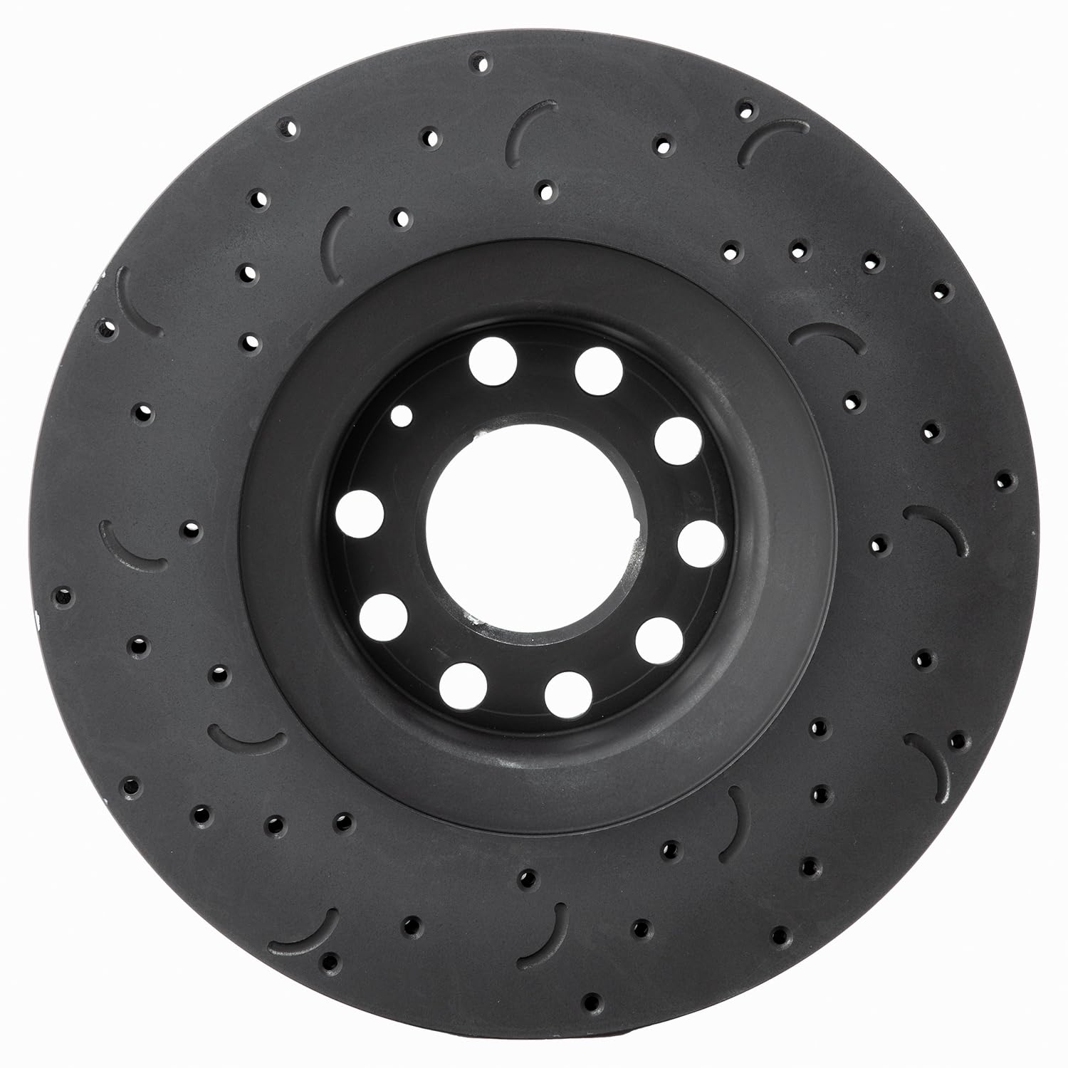 Talon Cross-Drilled and Slotted Vented Rotor, Hawk Performance Brakes, 12.6 in. Diameter, 1.82 in. Height