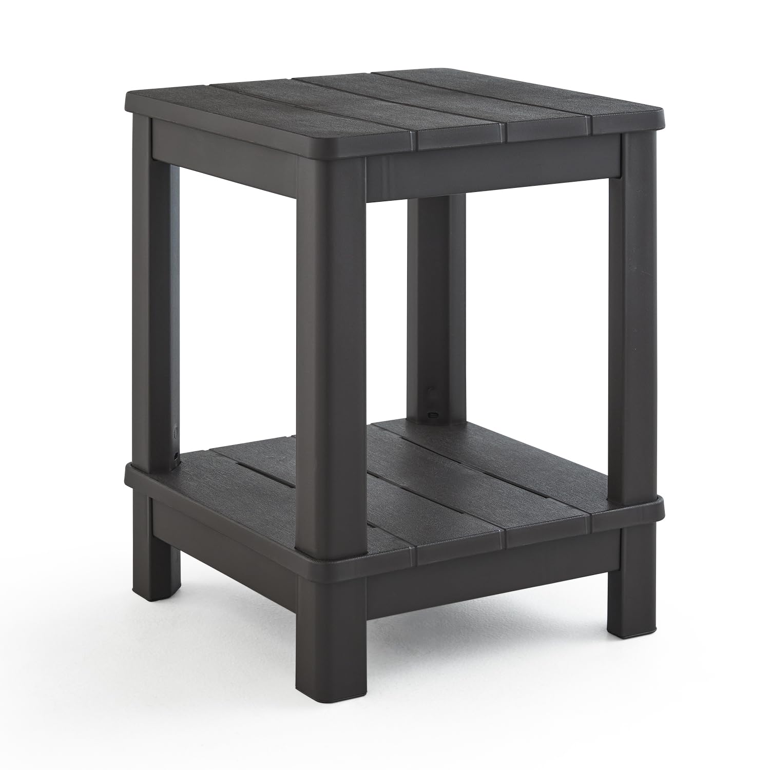 Brown Keter Deluxe Adirondack Side Table