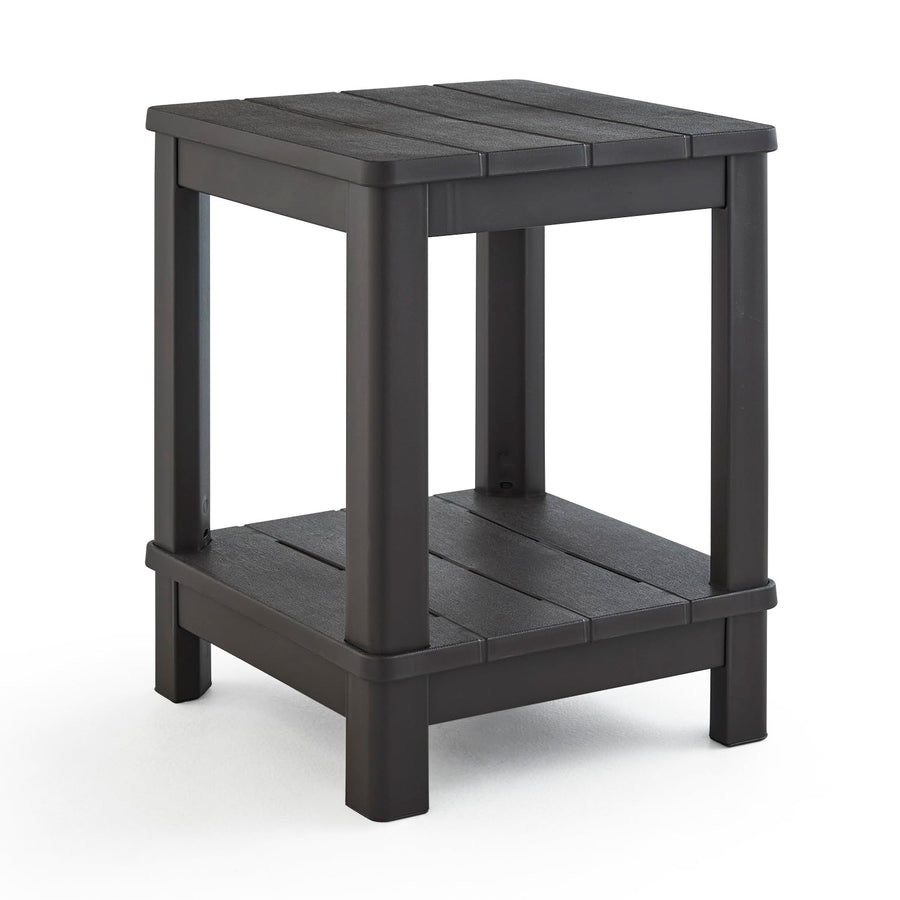 Brown Keter Deluxe Adirondack Side Table