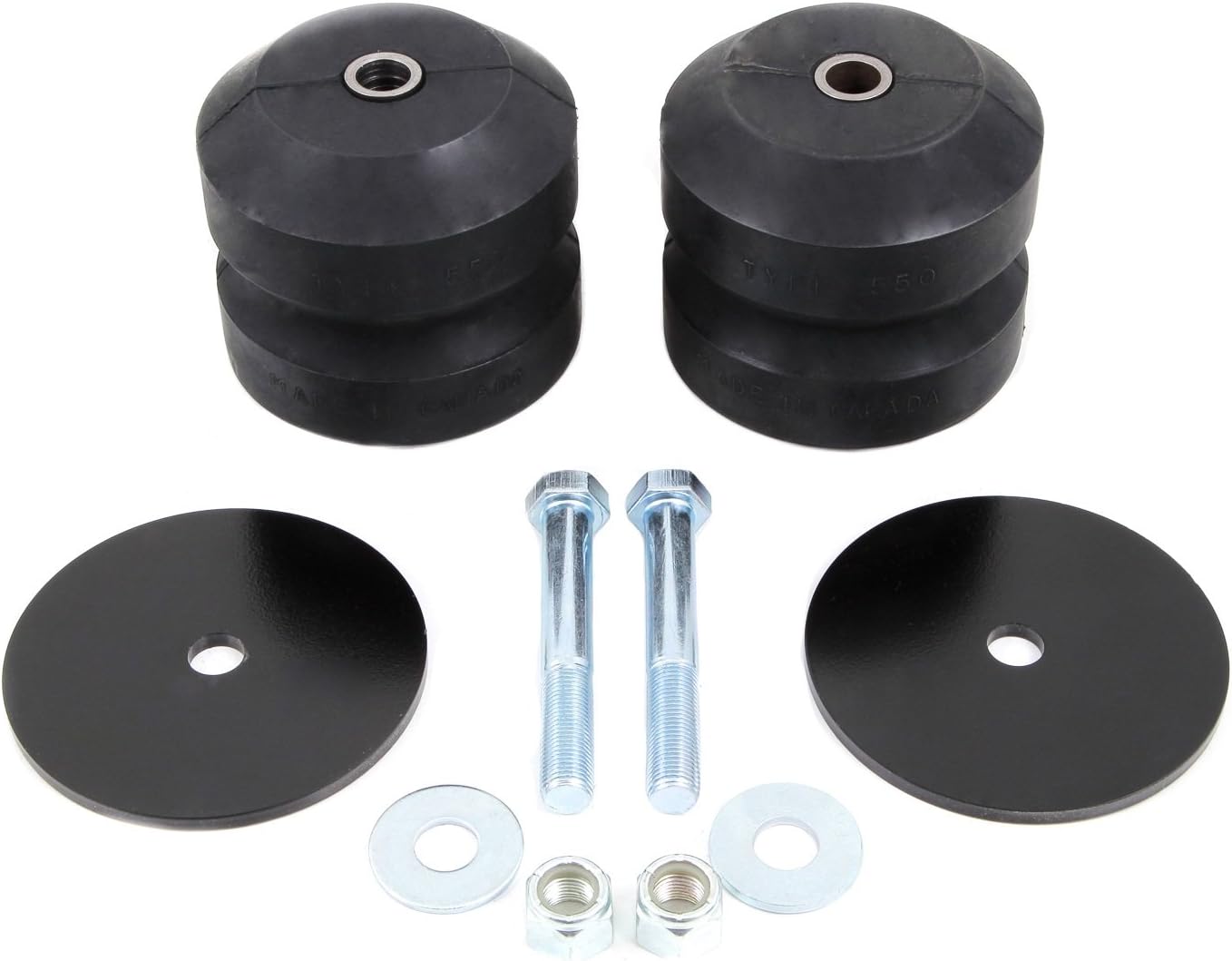 0211 FREIGHTLINER M2106V/112V W/FRONT LEAF SPRING OR FRONT AIR RIDE RUBBER SUSPENSION HELPER