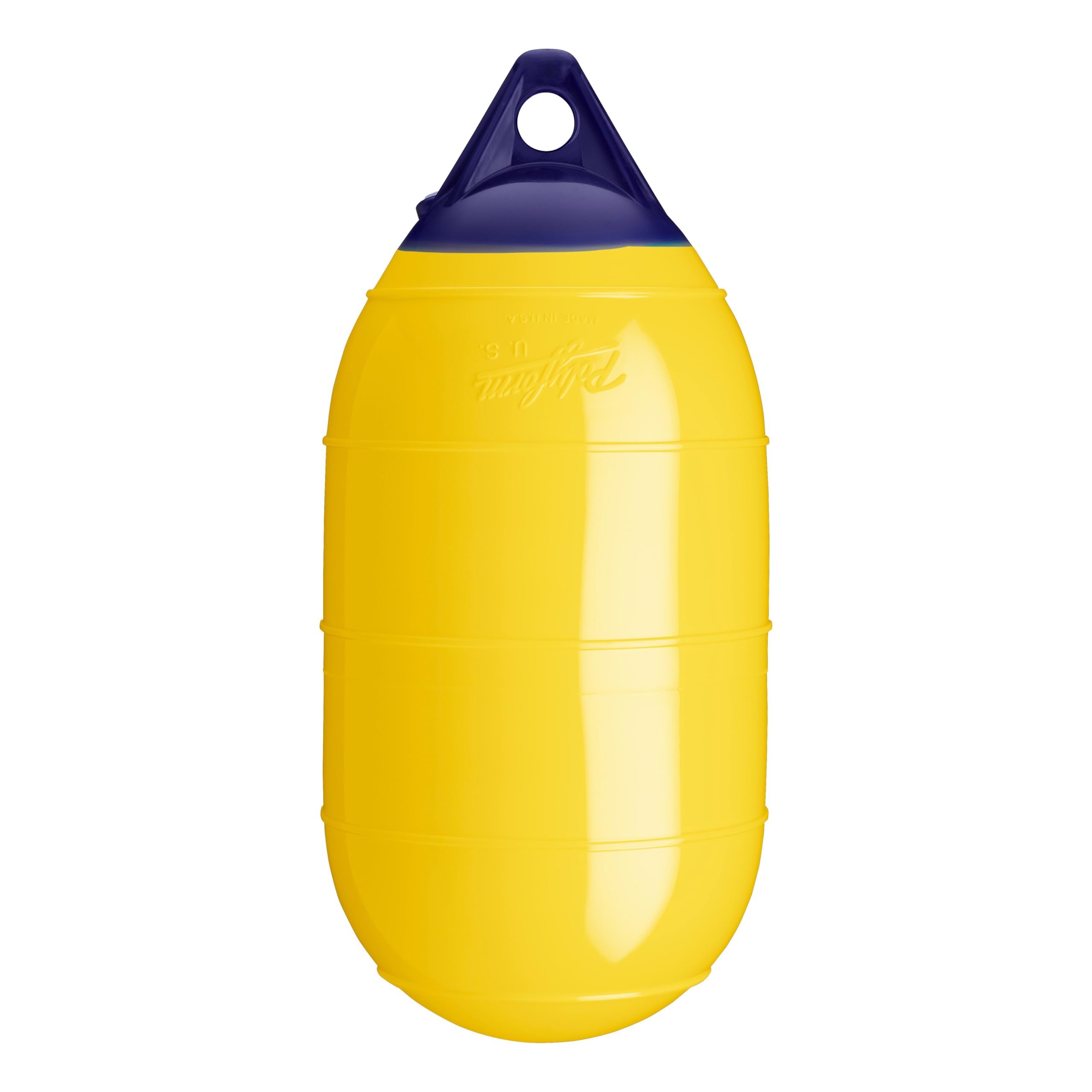 Polyform Low Drag Buoy LD-1 Standard Blue Ropehold - Yellow Series