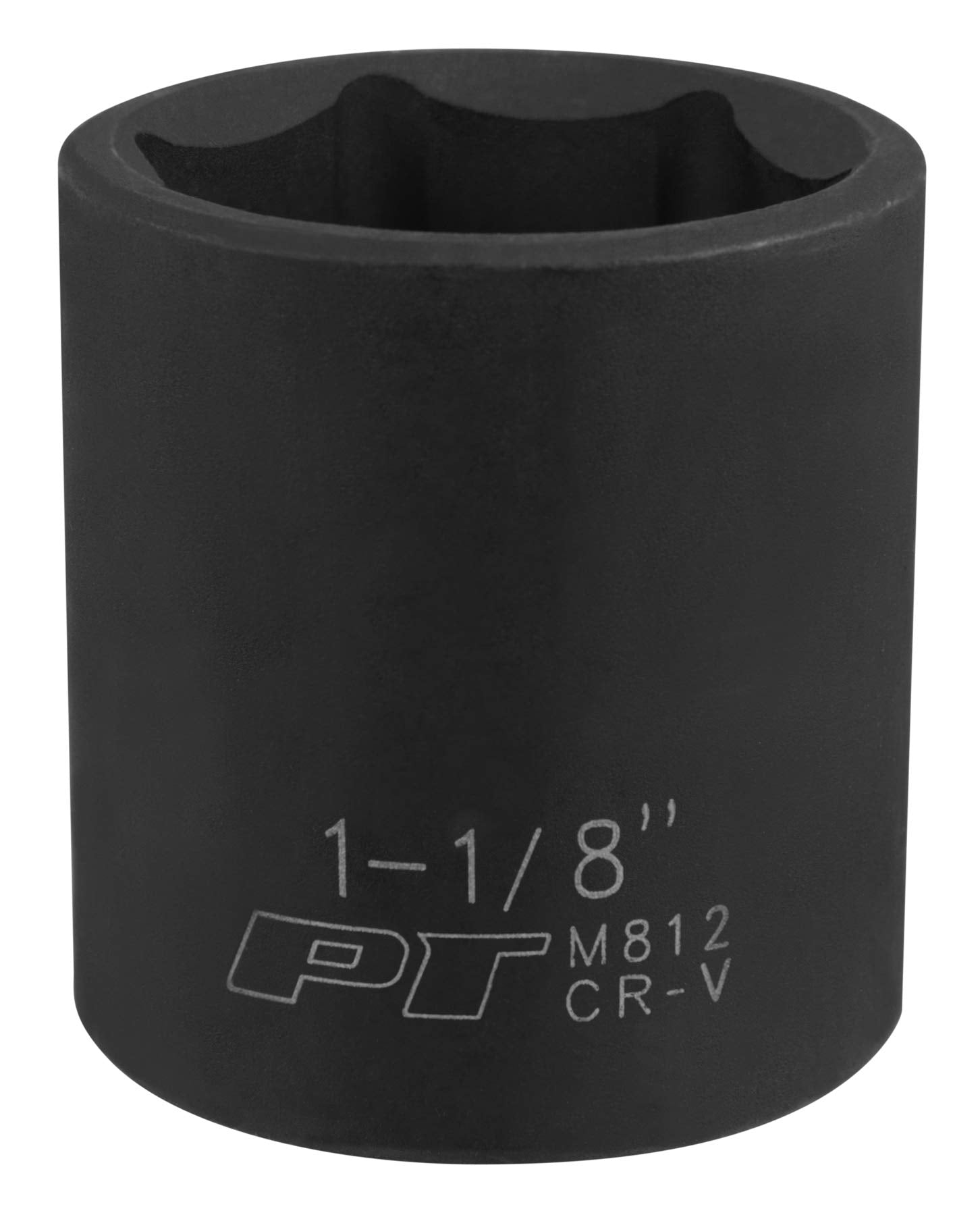 1/2 Drive Performance Tool M812 1-1/8 6-Point Impact Socket for Heavy-Duty Automotive and Industrial Applications