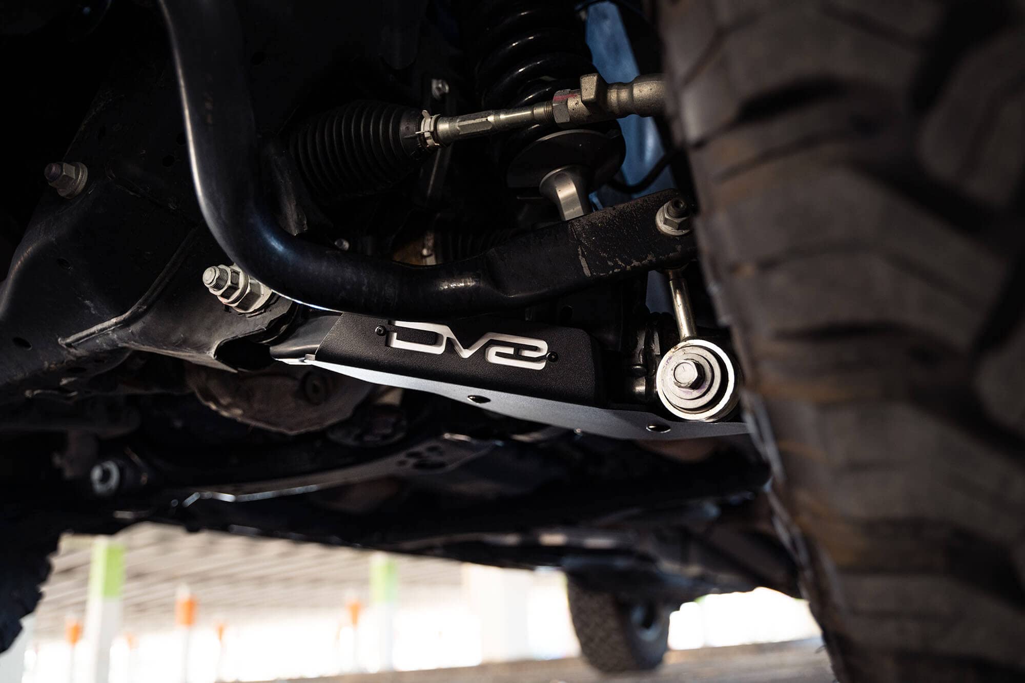 Front Lower Control Arm Skid Plates DV8 Offroad for 2022-2025 Toyota Tundra & 2023 Sequoia | Protects the Factory A-Arm Against Rocks & Debris | Sold as Pair | Suspension Protection