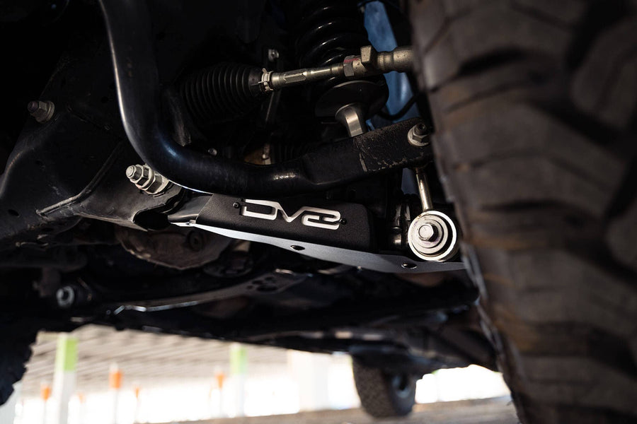 Front Lower Control Arm Skid Plates DV8 Offroad for 2022-2025 Toyota Tundra & 2023 Sequoia | Protects the Factory A-Arm Against Rocks & Debris | Sold as Pair | Suspension Protection