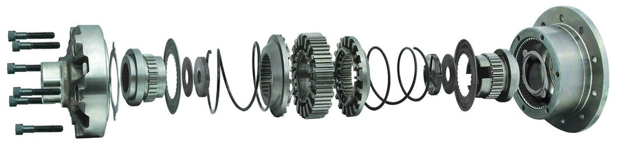 Detroit Locker Eaton 187SL61B Differential 30 Spline 1.30 in. Axle Shaft Diameter 4 Pinion Front 8 in. Rear 8 in.
