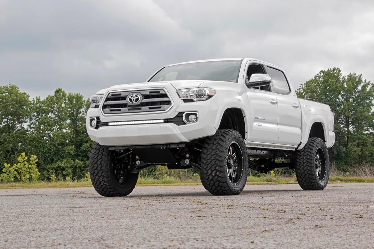 Rough Country 6” Suspension Lift Kit with N3 Rear Shocks & N3 Struts for Toyota Tacoma (2005–2015) - Balanced Suspension System for Road Comfort & Trail Readiness