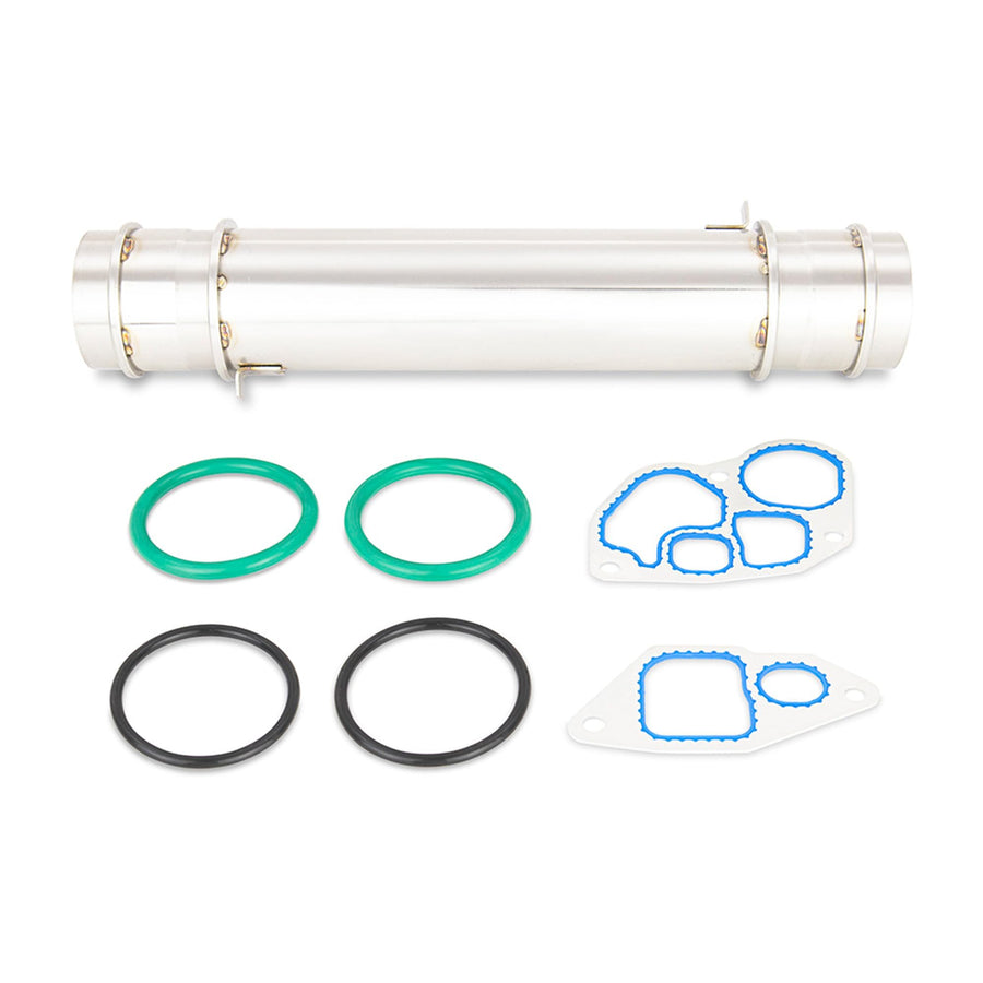 Mishimoto Replacement MMOC-F2D-94 Oil Cooler, Compatible with Ford Powerstroke 7.3L, 1994-2003, Natural