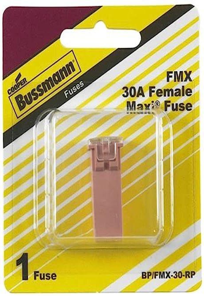 Pink Bussmann 30 Amp Female Maxi Fuse (BP/FMX-30-RP)