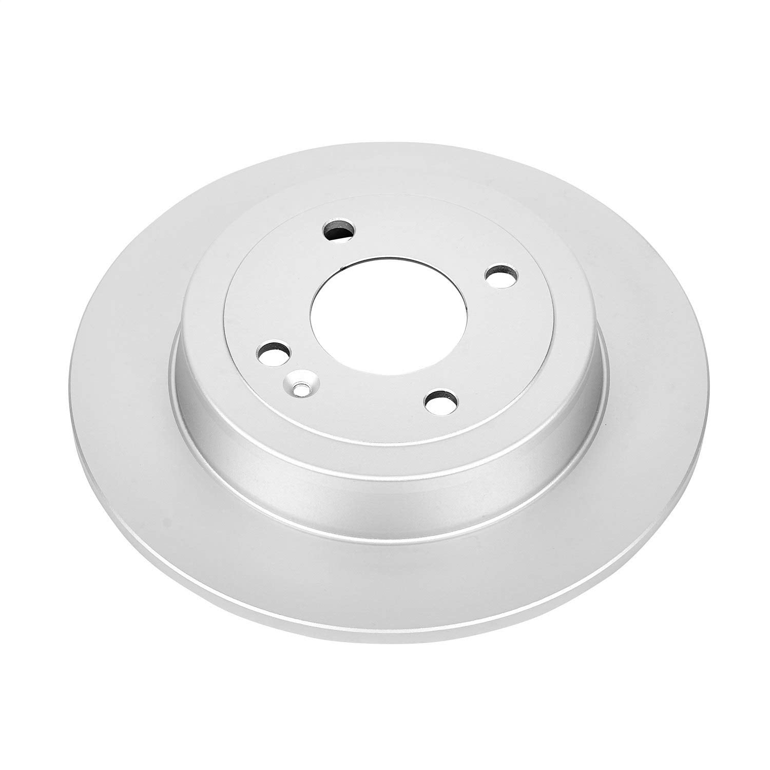 Power Stop JBR1565EVC Evolution rear Genuine Geomet® Coated Brake Rotor For Hyundai Accent 2012-2022, Kia Rio 2012-2021 [Model Specific]