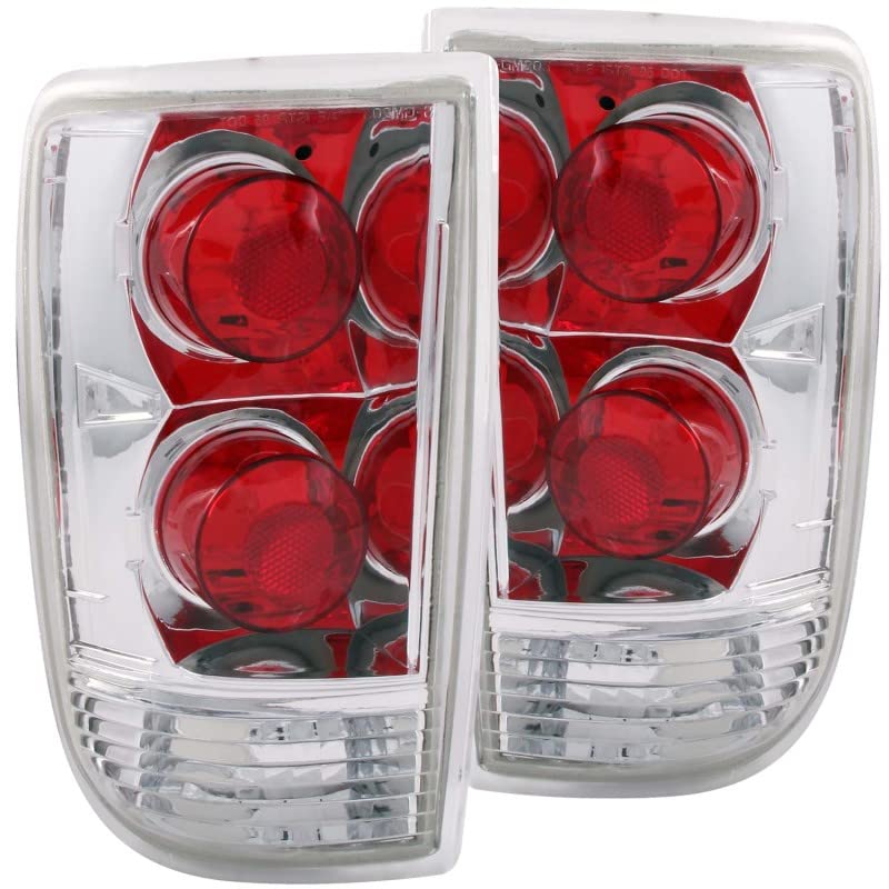 Chrome Euro Tail Light Set-Clear Lens ANZO USA 211004