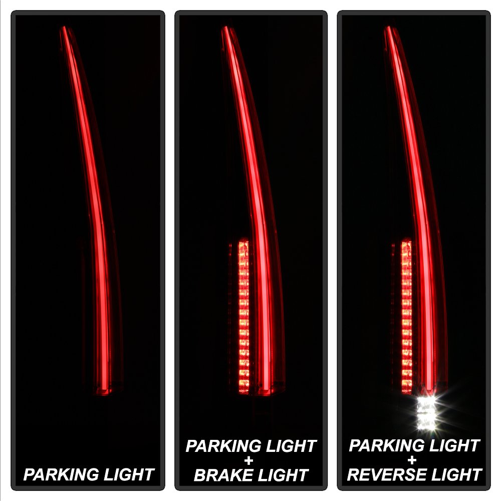 Tail Lights Xtune (ALT-JH-CAESC07-2IN1LED-BK) (Akkon)