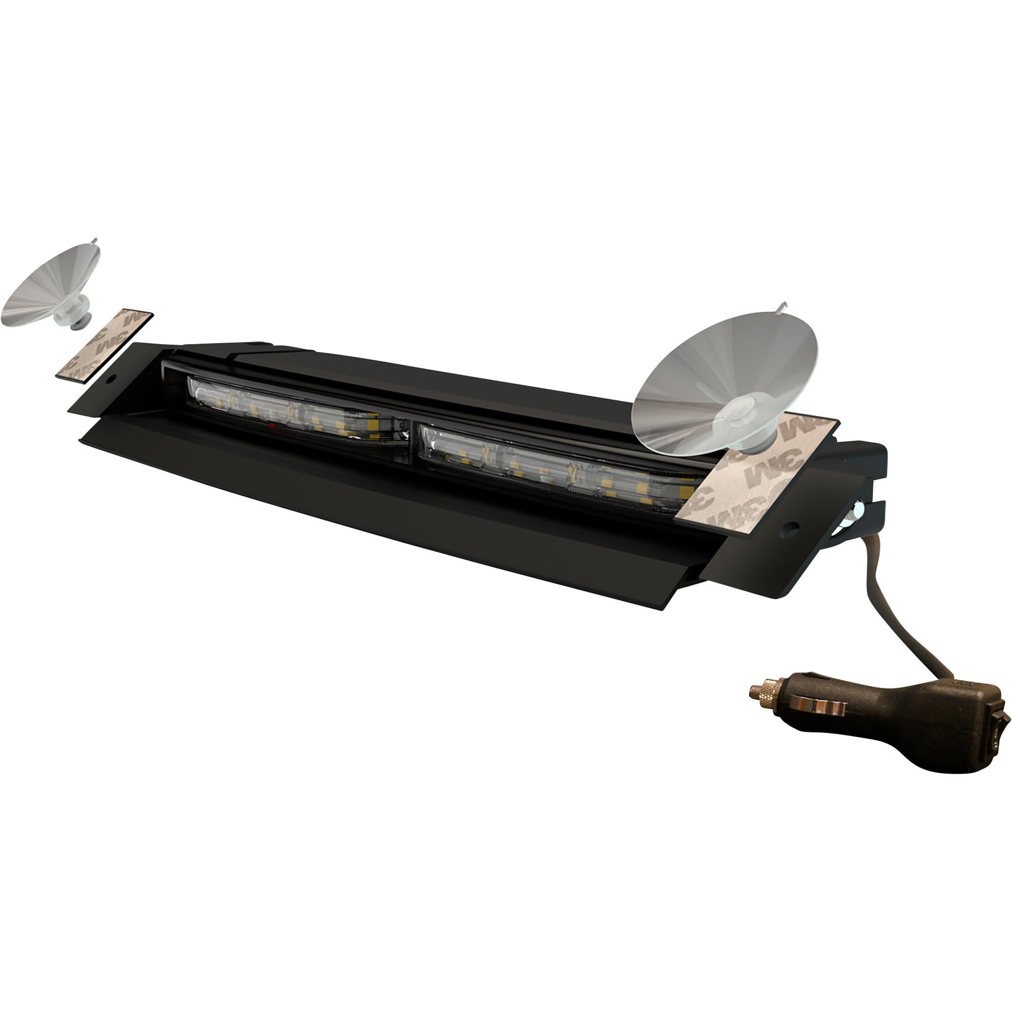 Directional ECCO, Visor, Deck/Dash, 12-24VDC, (ED5051VDL2-RWBW)