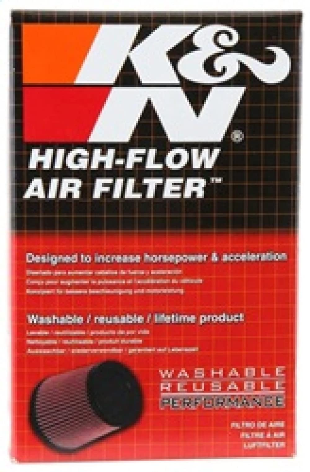 Replacement K&N Air Filter DU-1006 Fits 09-10 Ducati GT 1000 Touring