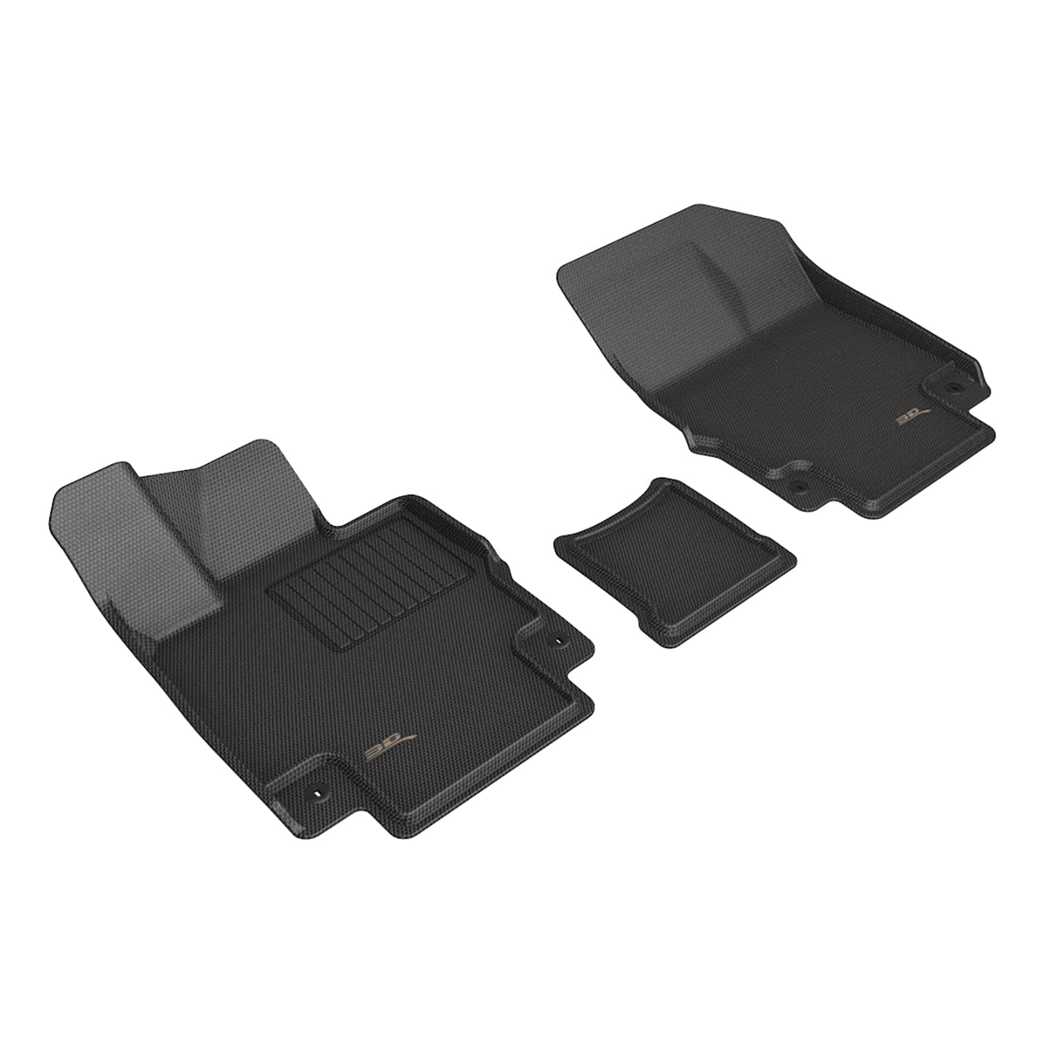 Kagu 3D MAXpider Custom Fit Floor Mat (Black) Compatible with Genesis GV60 2023-2026 - Front Row