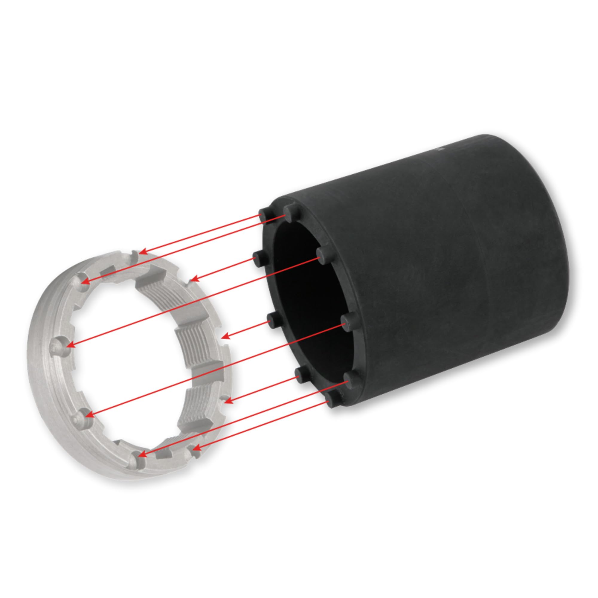 Axle Nut Socket Performance Tool W83006 (1/2-Inch Drive 9 Lug GM)