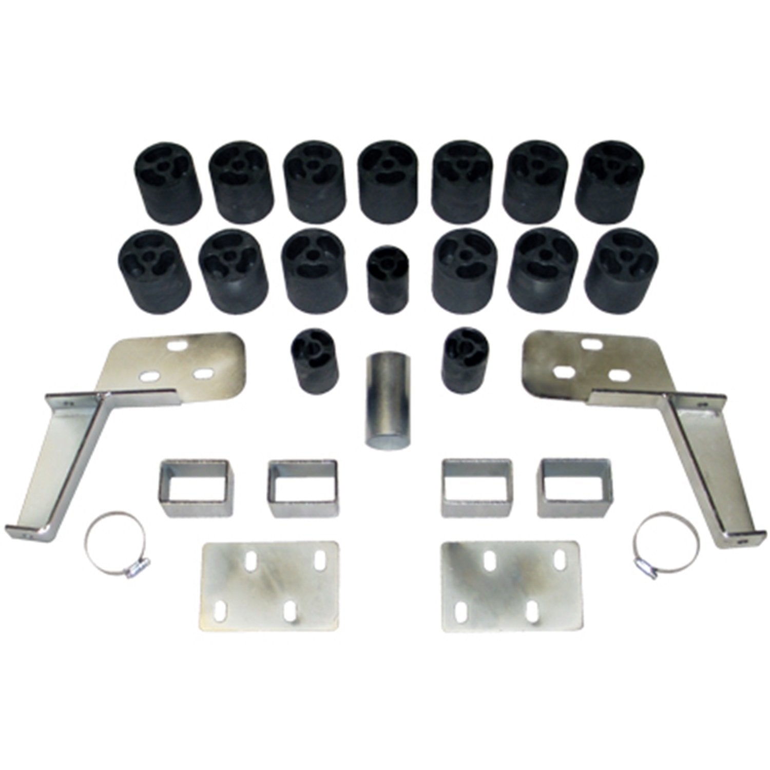 Chevy/GMC Silverado/Sierra 1500/2500 Gas 2WD and 4WD Std/Ext/Crew Cab Performance Accessories 3" Body Lift Kit, fits 1995 to 1998, PA113, Made in America