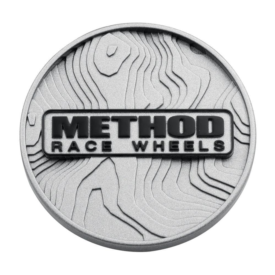 Method Race Wheels - 86MM Cap, TOPO, SNAP in, Silver