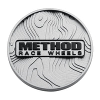 Method Race Wheels - 86MM Cap, TOPO, SNAP in, Silver