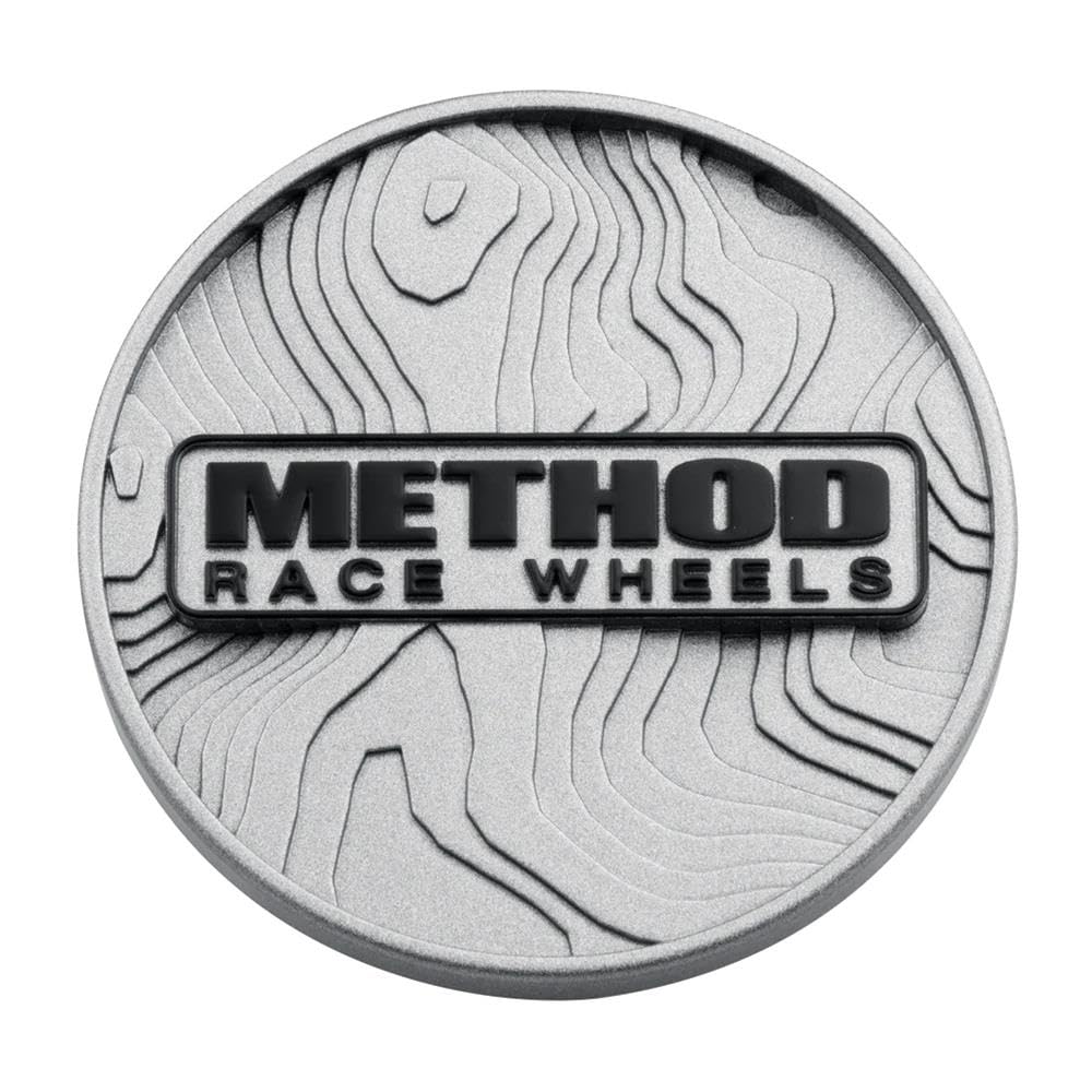 Method Race Wheels - 86MM Cap, TOPO, SNAP in, Silver