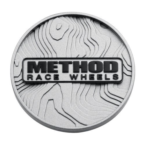 Method Race Wheels - 86MM Cap, TOPO, SNAP in, Silver