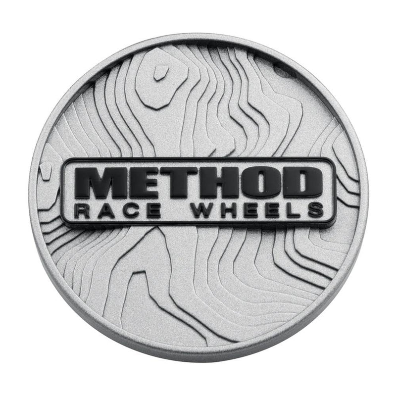 Method Race Wheels - 86MM Cap, TOPO, SNAP in, Silver