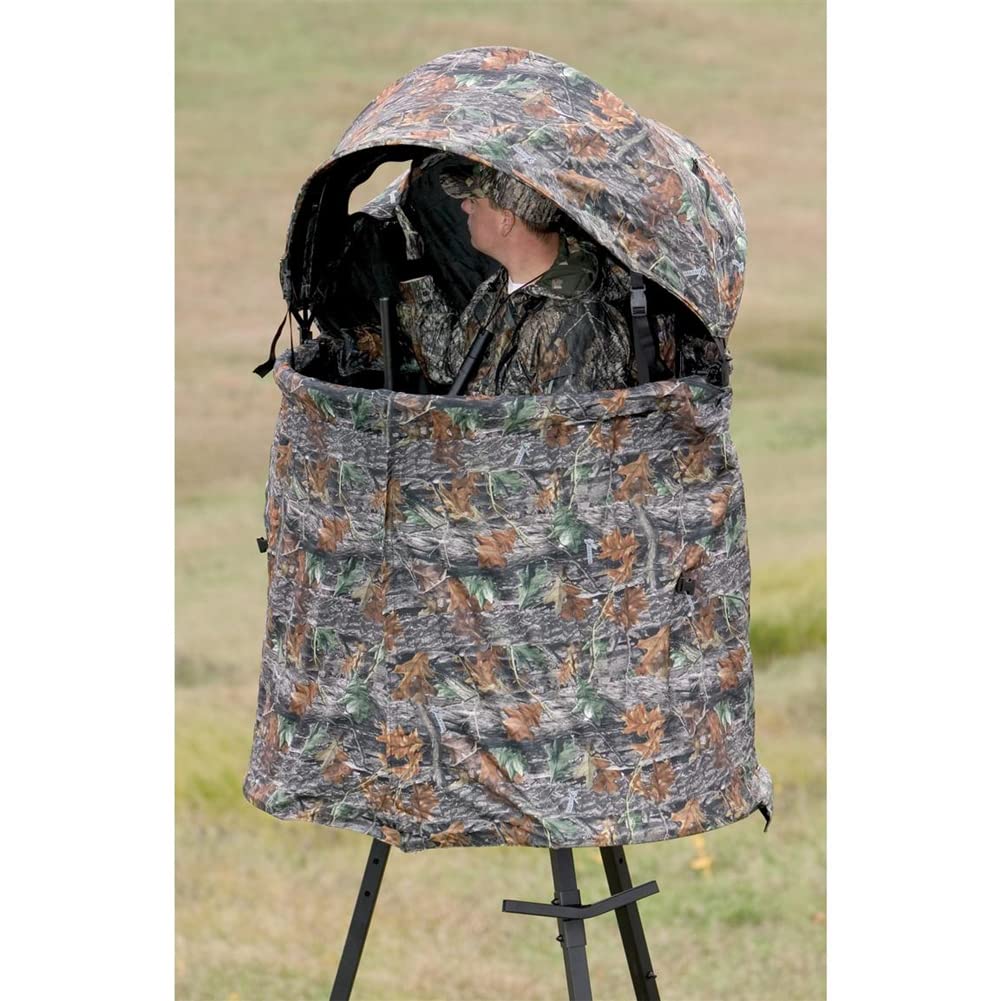 Big Game Cover-All Blind Whitetail Deer Elk Above Mule Hunting Outdoors Camo Pattern Kit for Apex Treestand