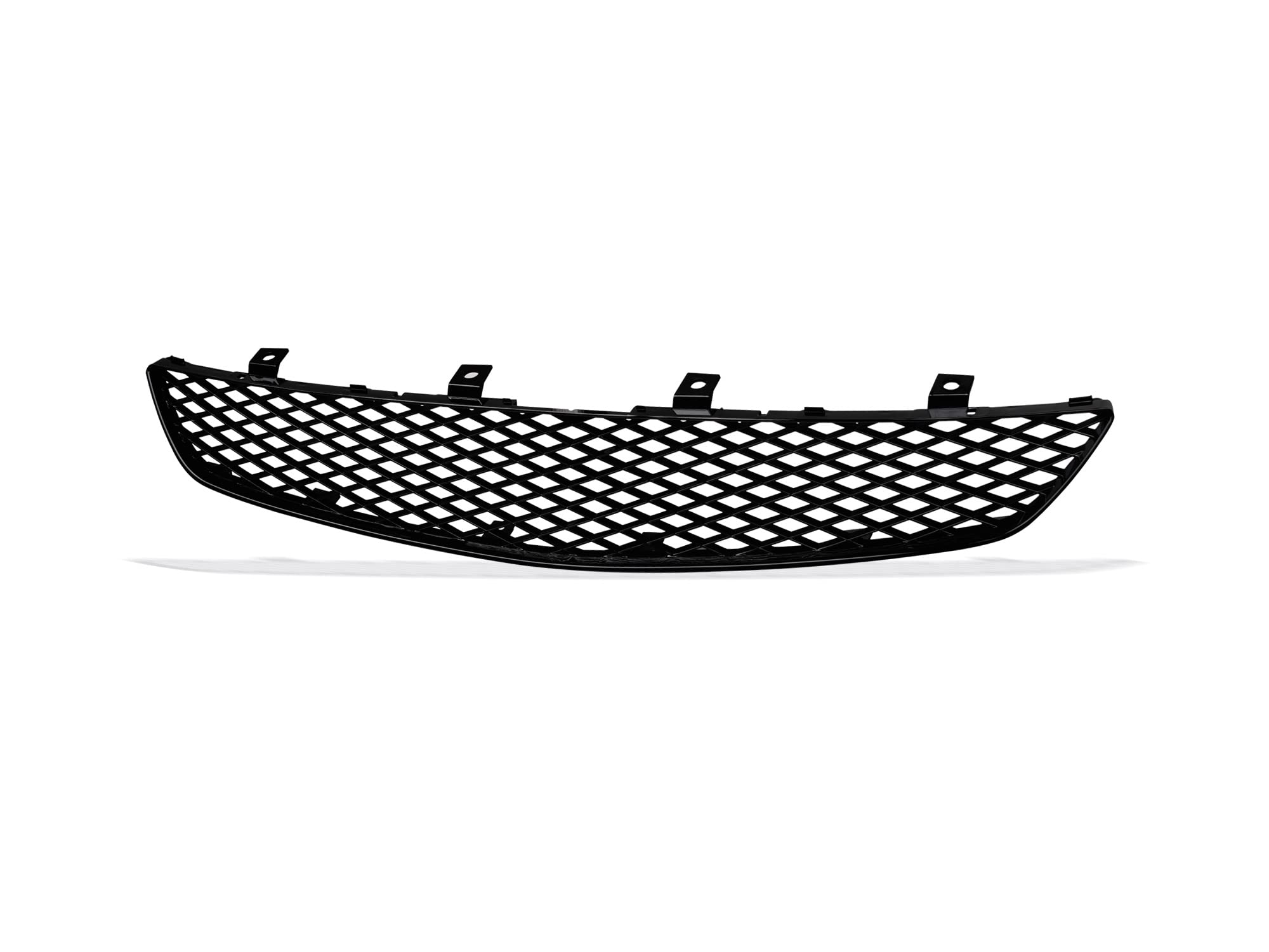 Mesh Front Hood Grille Armordillo USA 7149106 - Gloss Black Fits 2002-2005 Honda Civic EP3 SI Hatchback