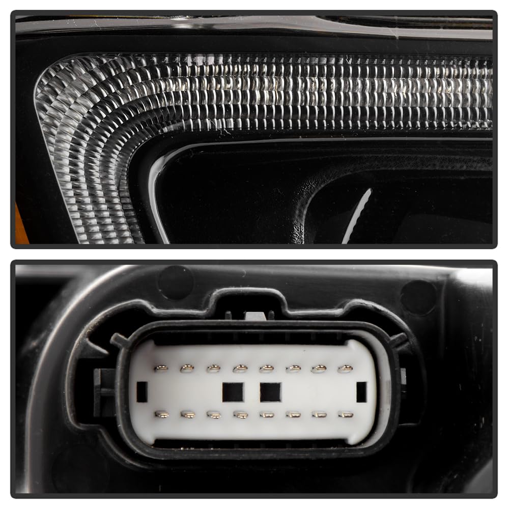Jeep Grand Cherokee Spyder (POE) 17-21 (Fit HID Model) w/Auto Leveling LED DRL Headlight (Low D3S High D3S) - OE Chrome Right