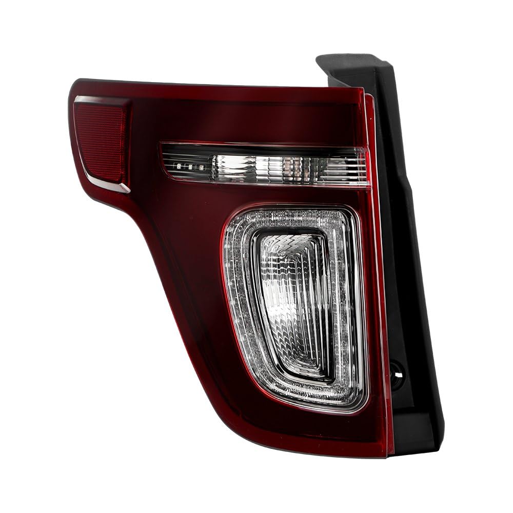 Ford Explorer 11-15 Sport pkg Dark Red LED Tail Light - OE Left Spyder (POE)