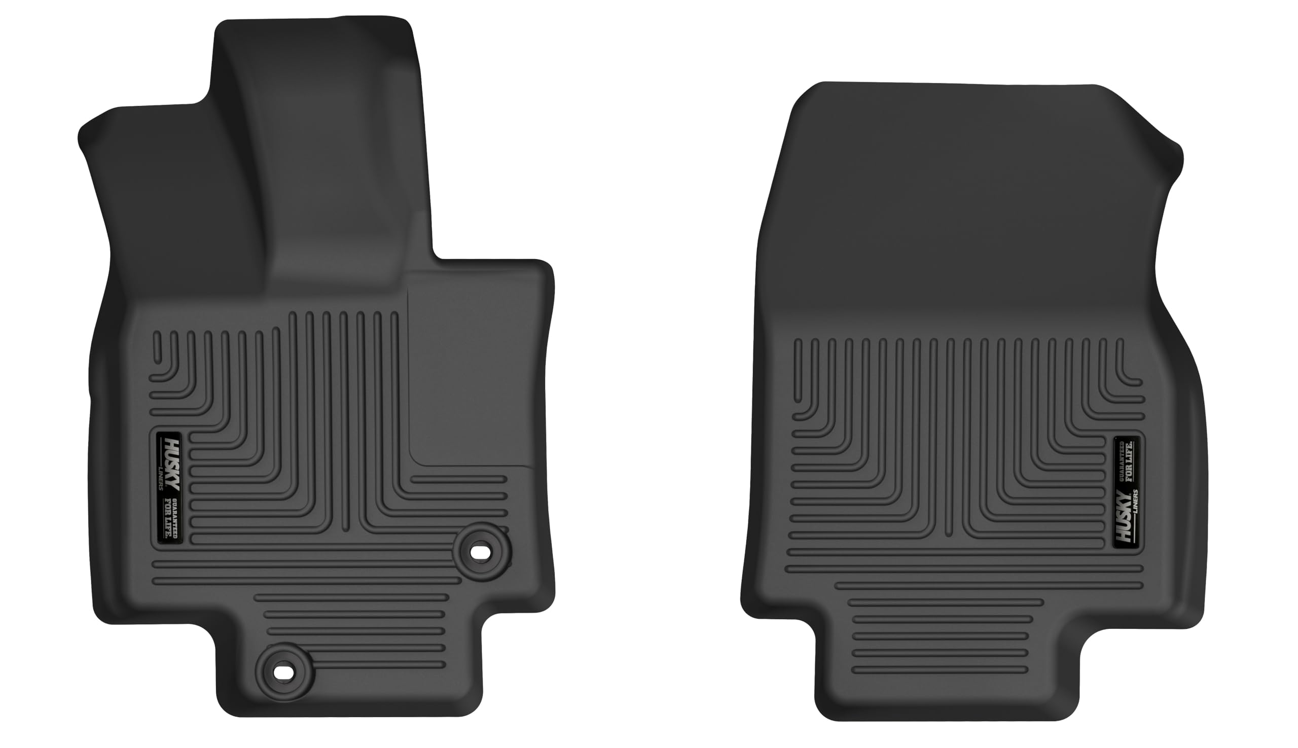 Weatherbeater Husky Liners Floor Mats | Fits 2020-2025 Toyota Highlander | Front Row, 1-pc Black - 15321