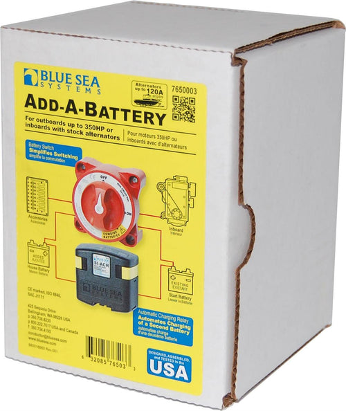 7650003-BSS Blue Sea - Solenoid Add A Battery - Boxed (10EA)