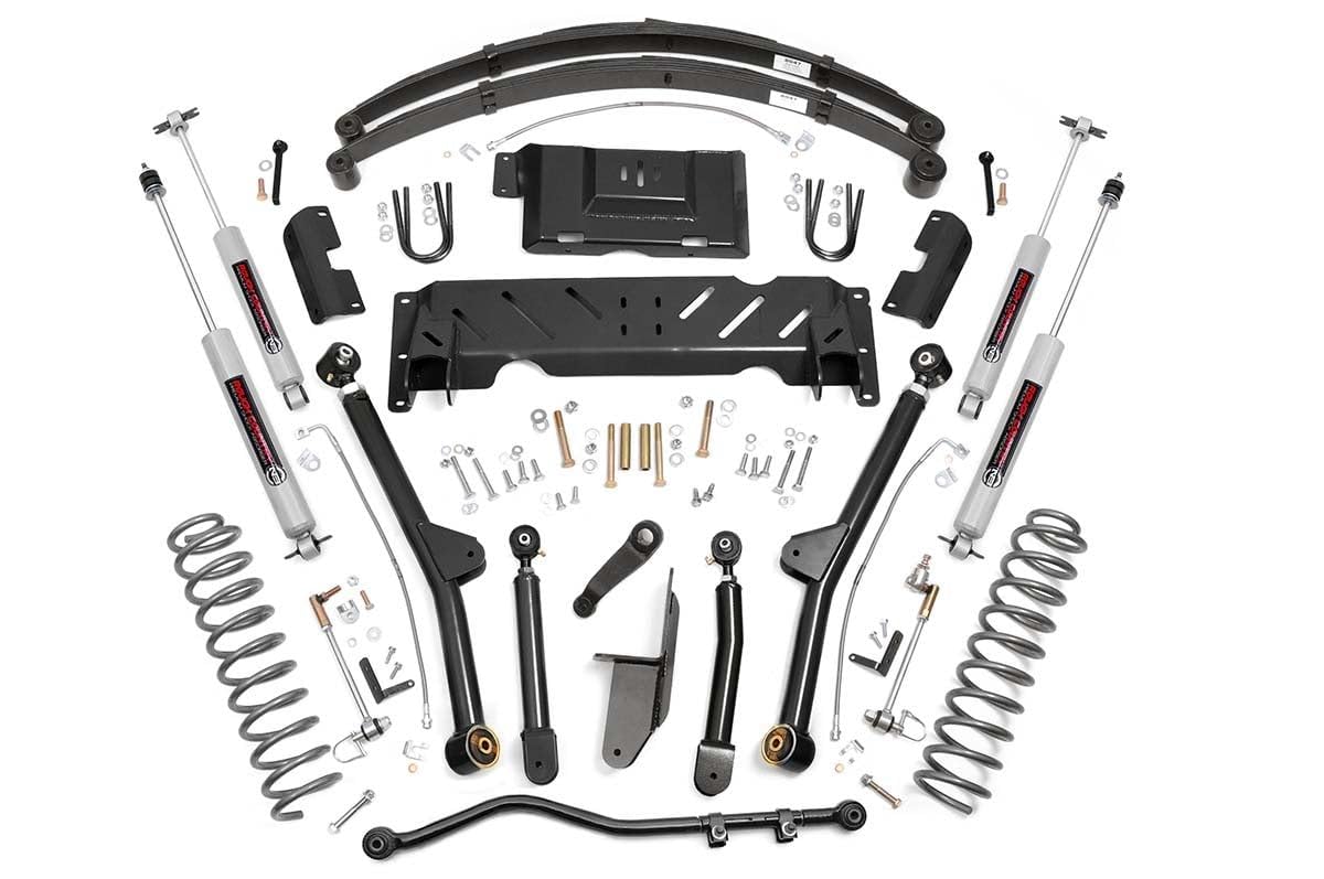 4.5" Rough Country Lift Kit for 1984-2001 Jeep Cherokee XJ | 2.5L/4.0L - 68622