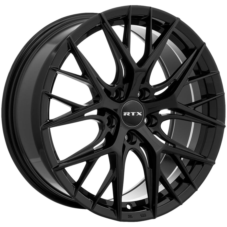 Custom RTX Valkyrie Wheel - 18x8, 40 Offset, 5x114.3 Bolt Pattern, 73.1mm Hub - Gloss Black Rim