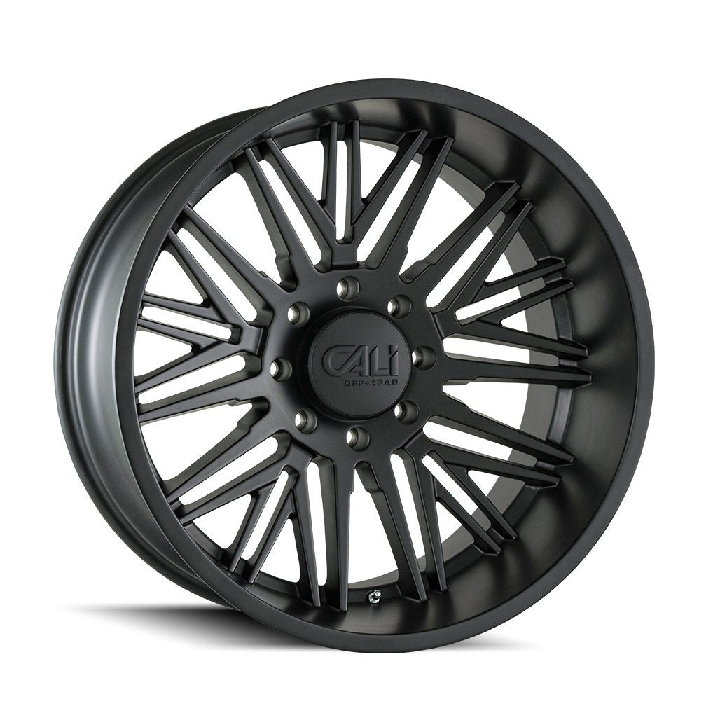 RAWKON CALIOFFROAD MATTE BLACK Wheel with Painted Finish (24 x 12. inches /5 x 127 mm, -51 mm Offset)