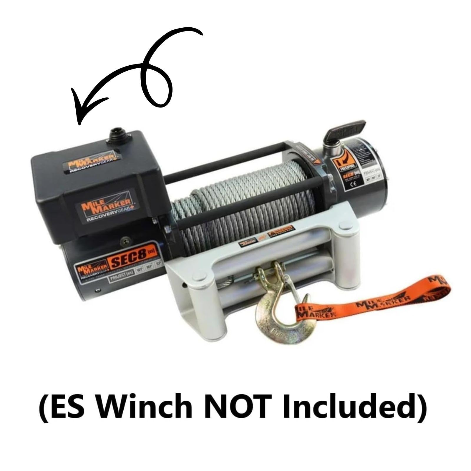 Mile Marker Solenoid Kit 77-50141W-31 for ES Winches - Easy to Install, Restore to Full Functionality, Compatible with 4-pin Hand Controller & 7076 Wireless Remote