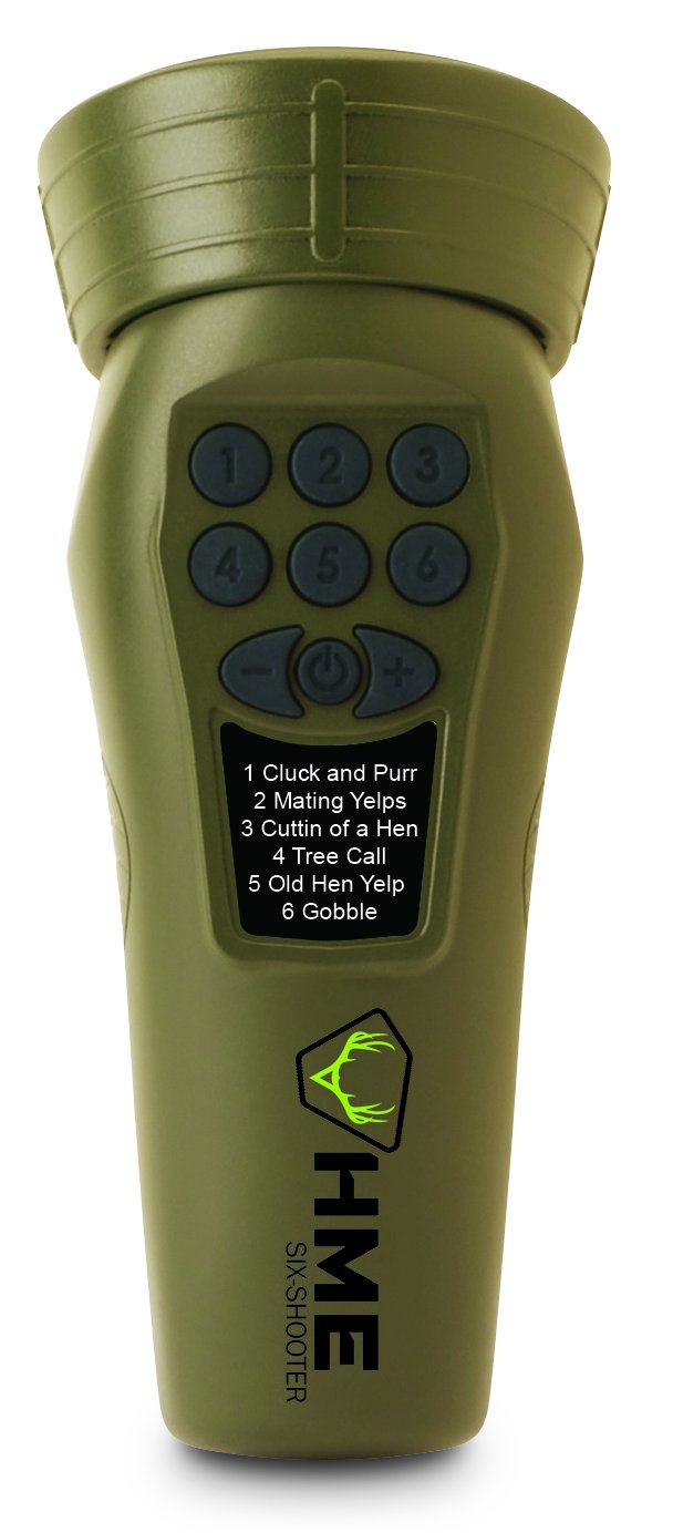 Mantis Six Shooter HME WESTERN RIVERS Turkey Electronic Game Call - Compact Easy-to-Use Hunting Accessory