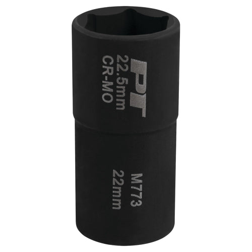 M773 Performance Tool 1/2-Inch Drive 22/22.5mm Flip Impact Socket - Durable and Versatile Tool for Efficiently Changing Tire Bolts and Lug Nuts