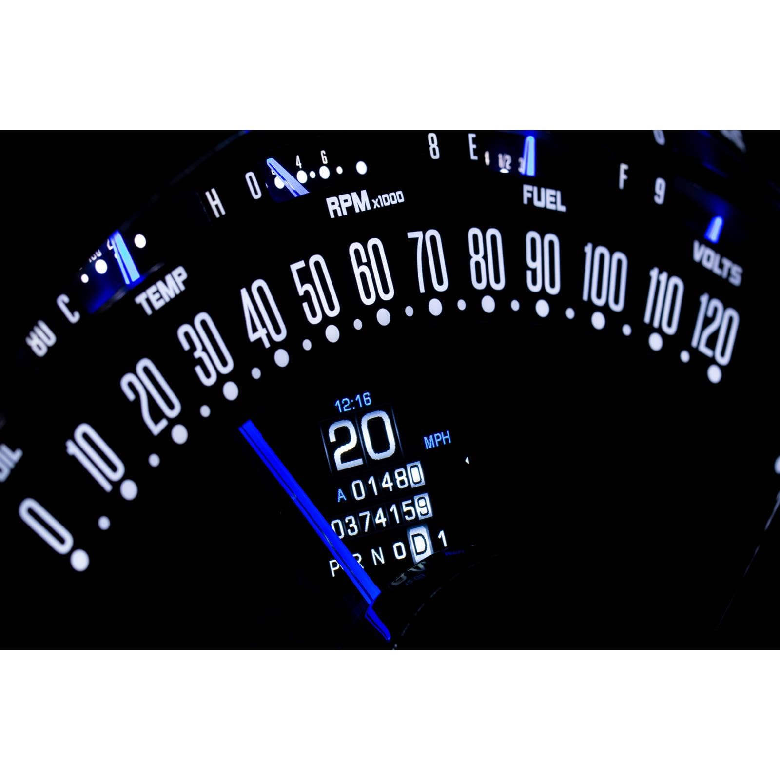 Dakota Digital Compatible RTX-55C-X with 1955-56 Chevy Car Retrotech Gauge Instrument System