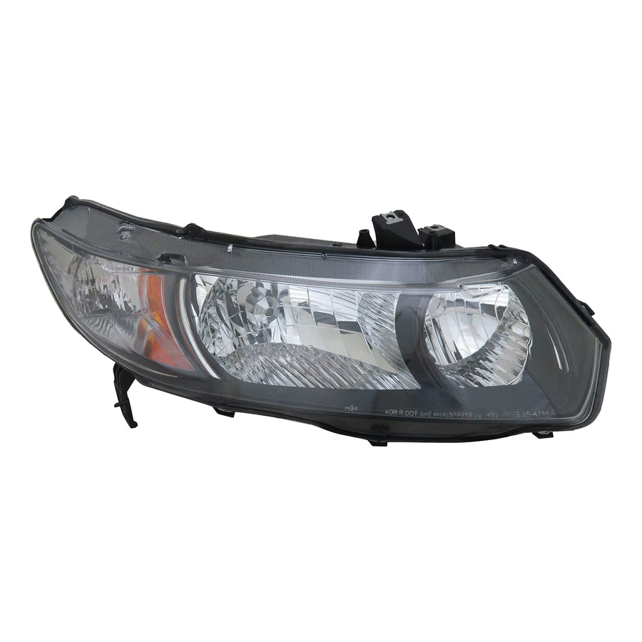 Right TYC Headlight Assembly Compatible with 2010-2011 Honda Civic