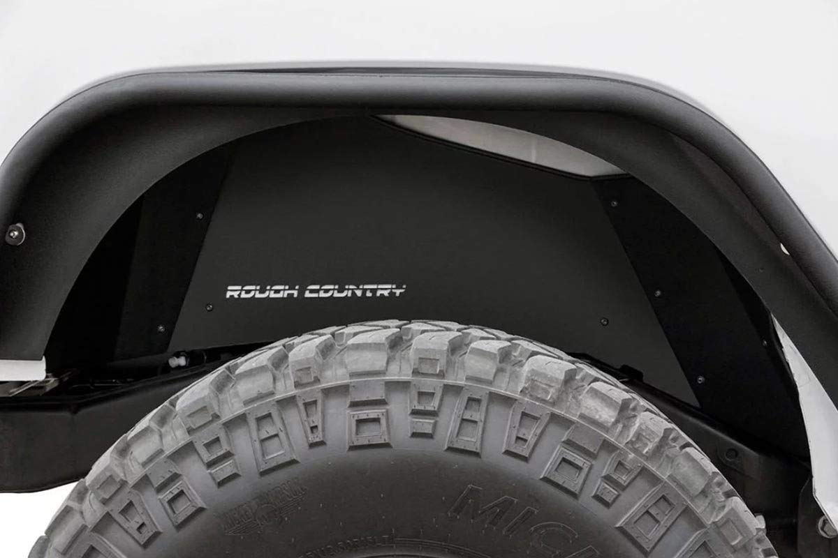 Rough Country Inner Fenders Front & Rear for 2007-2018 Jeep Wrangler JK - 10511