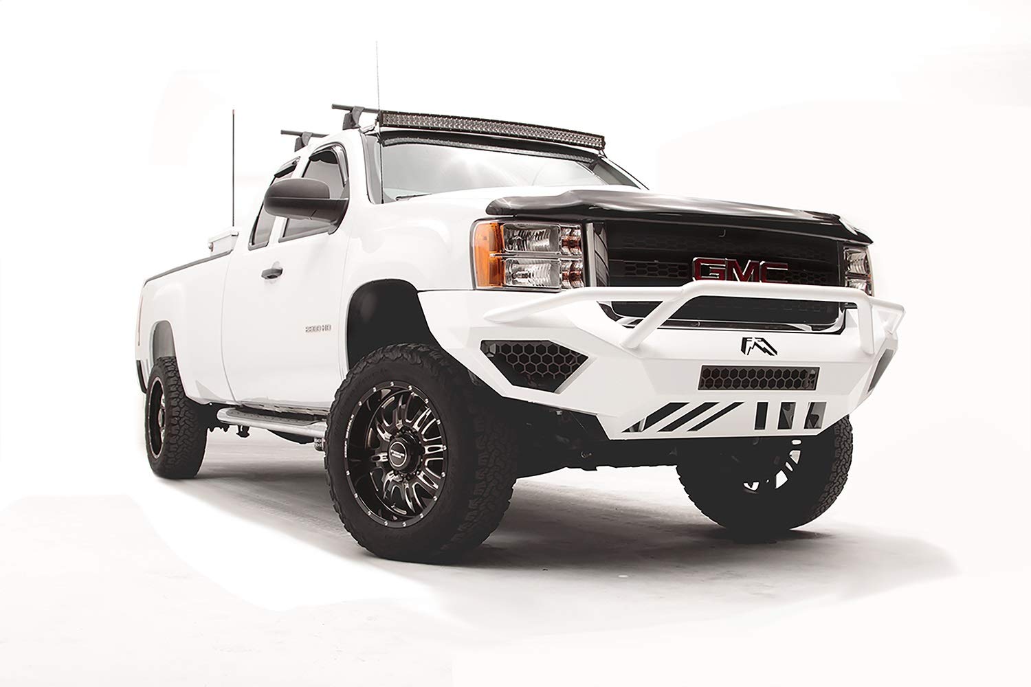 Vengeance Front Bumper with Pre-Runner Guard Matte Black 11-14 Sierra 2500 or 3500 Hd