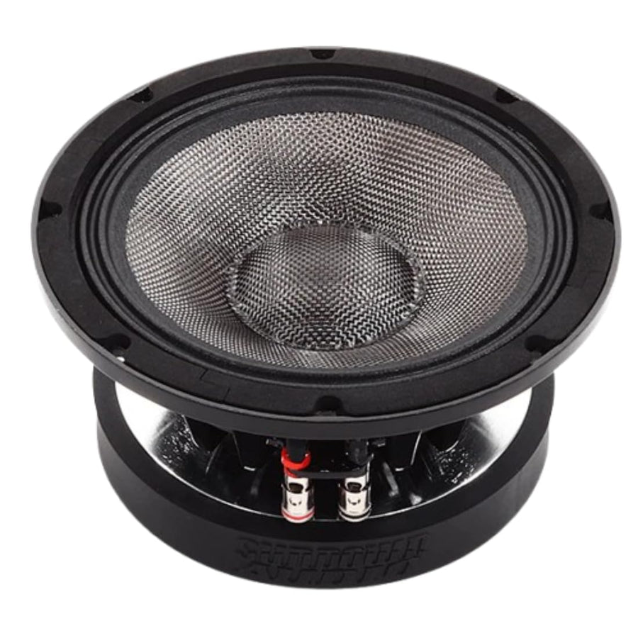 Sundown Audio 300W RMS VEX-6.5" Pro Audio Midrange Speaker - 4-Ohm SVC, Carbon Fiber Cone, Ferrite Motor, High SPL 94 dB, Vented Cast Frame, Mid-Bass Optimized Car Audio