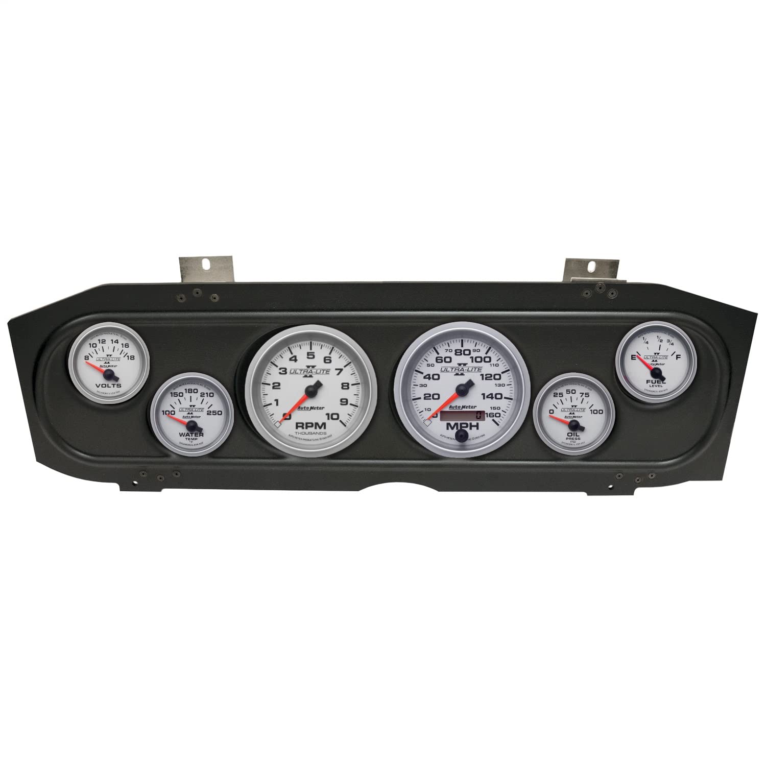 AutoMeter Dash Kit Direct Fit, (3 3/8" X2, 2 1/16" X4), MERC Cougar 69-70, Ultra-Lite Ii (2913-14)