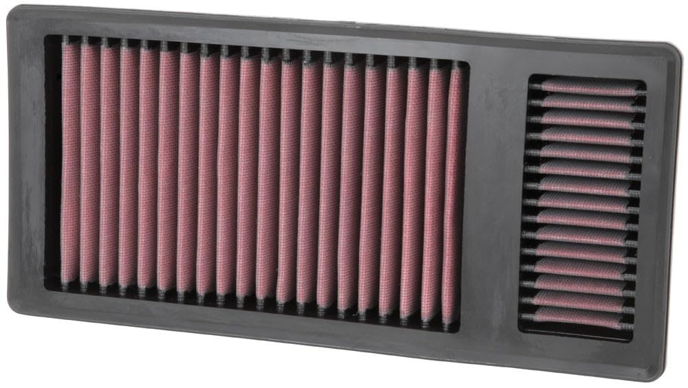 High-Flow K&N Original Lifetime Engine Air Filter: Increase Power: Premium, Washable: Compatible with 2011-2016 FORD: F250, F350, F450, F550, F650, 33-5010