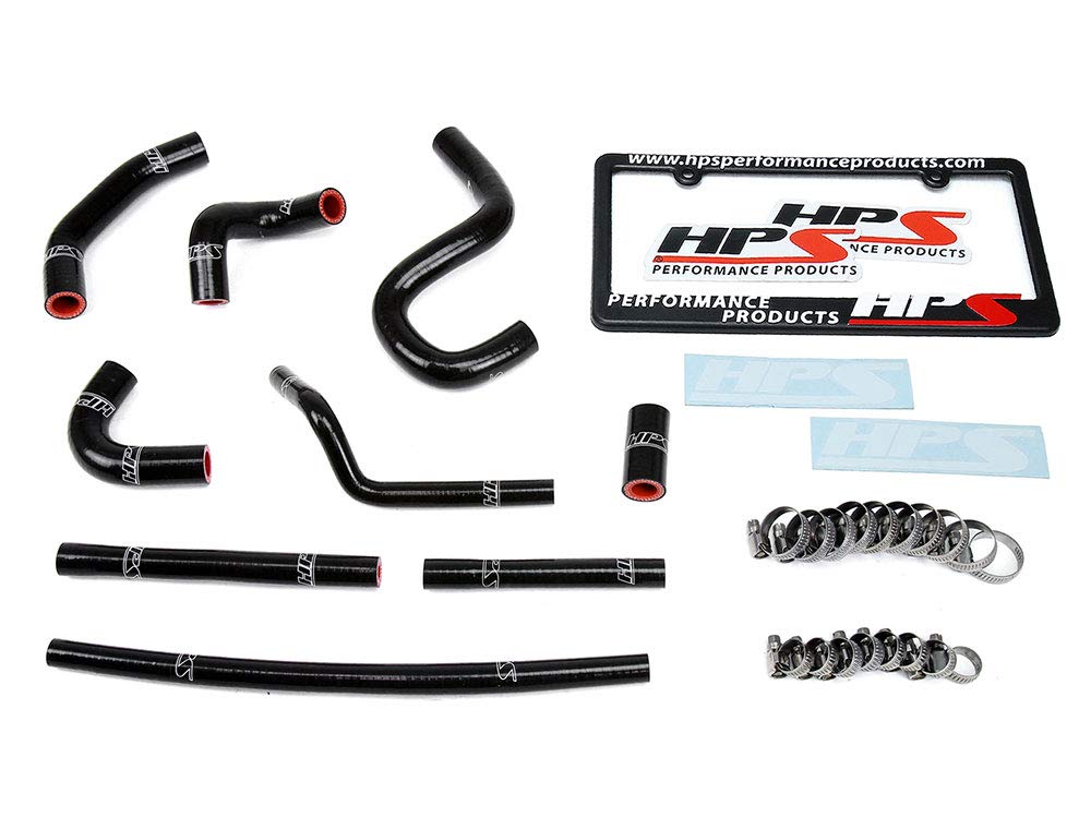 Black HPS Silicone Heater Hose Kit 57-1798-BLK Coolant