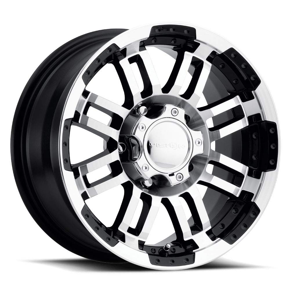 Warrior Vision 375 Gloss Black Machined Face Wheel (16x8"/5x139.7mm)