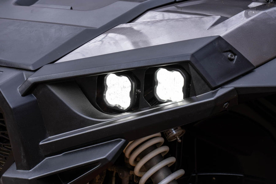Diode Dynamics LED Headlight Kit SS3 compatible with Polaris RZR XP 2014-2023, Bracket & Wiring Harness Only