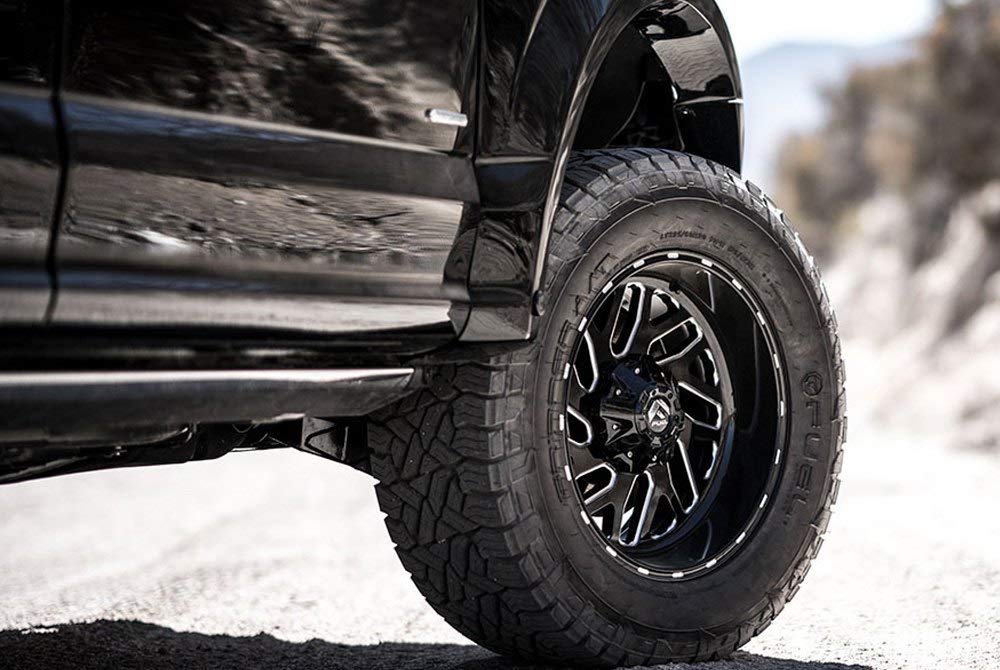 Black FUEL D581 Wheel with Painted (17 x 9. inches /5 x 114 mm, -12 mm Offset)