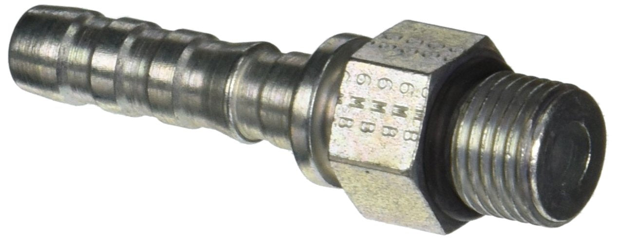 GlobalSpiral Series Gates 169-2000-0606 Couplings, Male O-Ring Boss, 3/8" ID